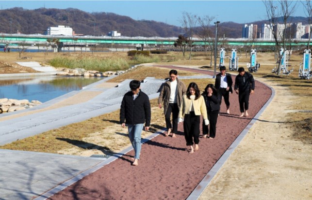 안동 낙동강변 산책로