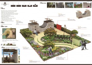 25.김기범-비내리는정원-홈(furrow)