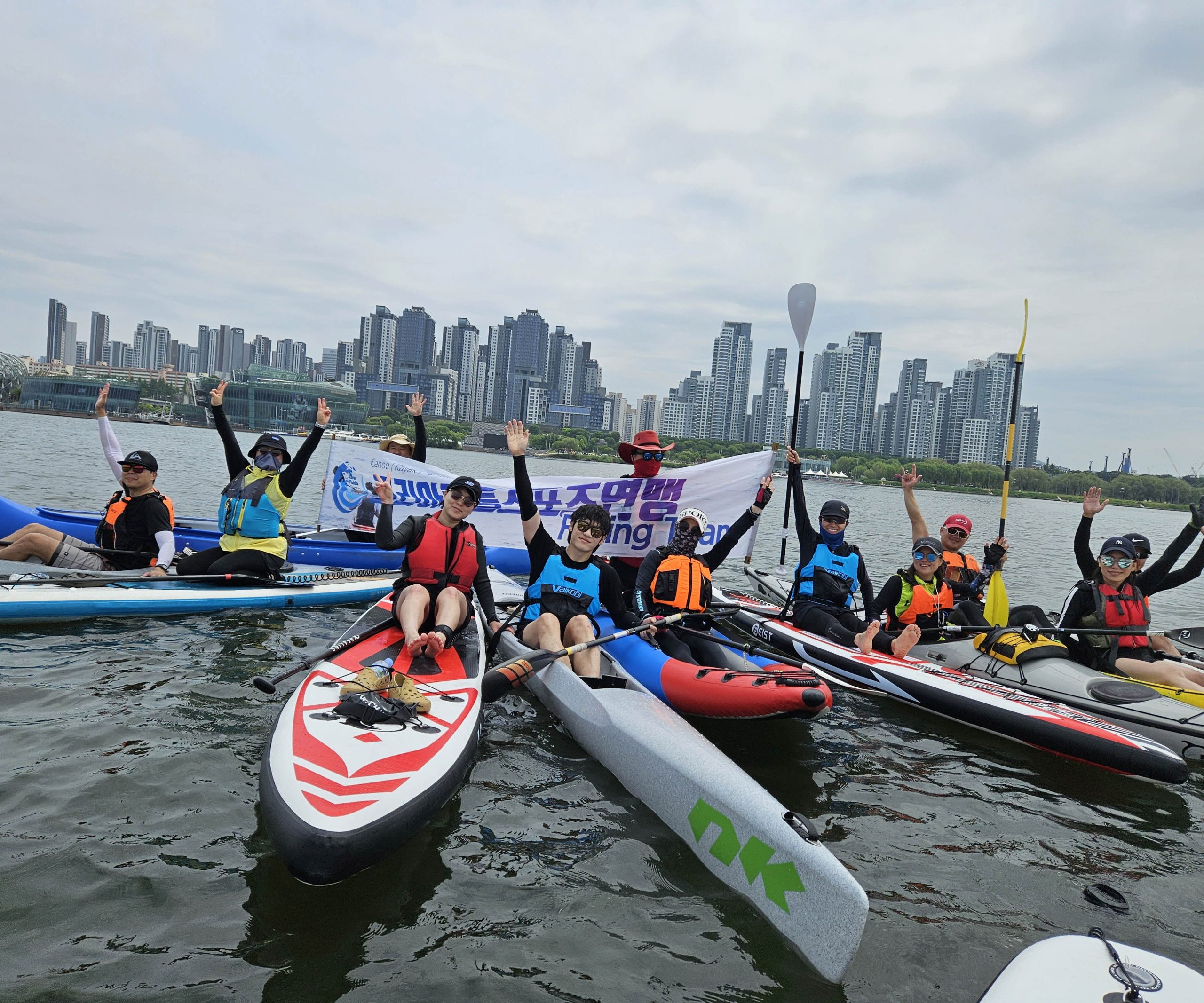 한강에서 카약 타GO~ 패들보드 타GO~