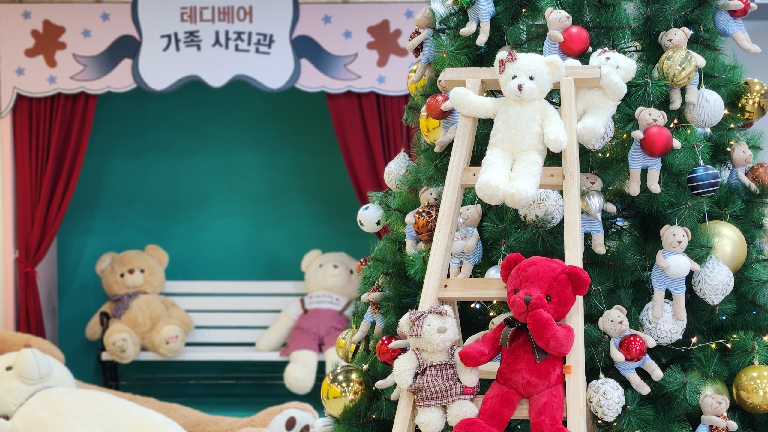 테디베어와 함께하는 크리스마스 전시관