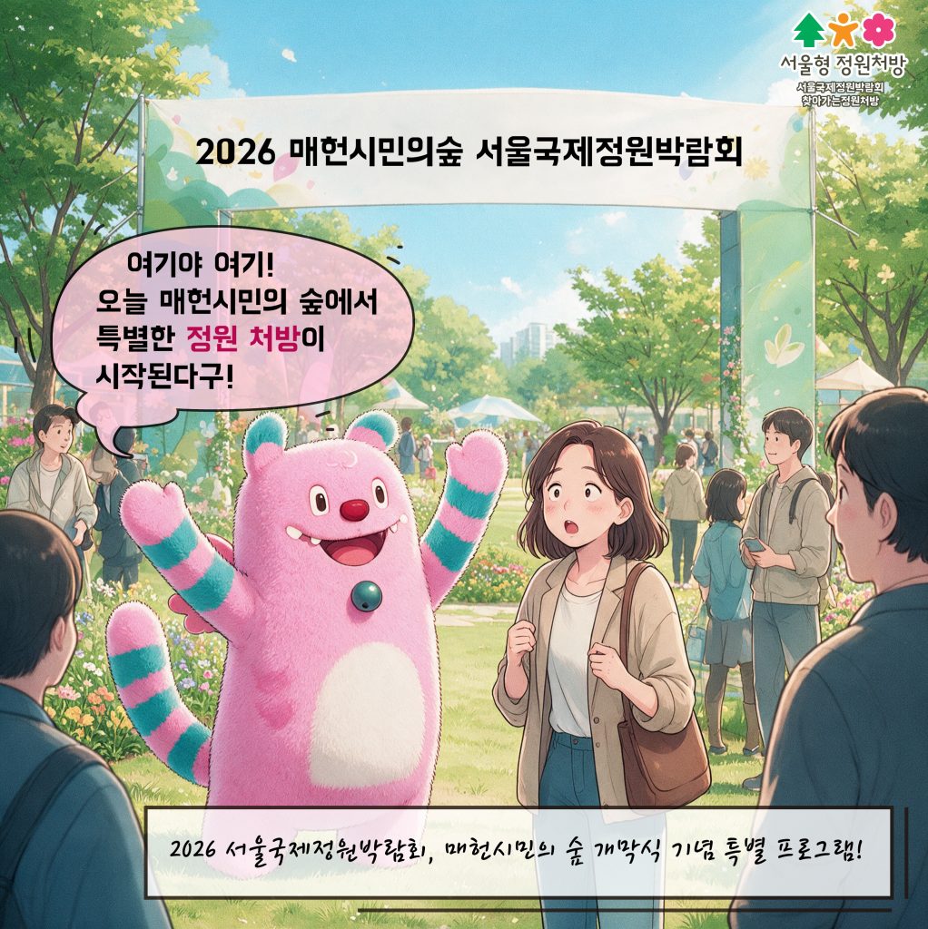 붙임1_서울국제정원박람회 매헌시민의숲 웹툰홍보포스터_2