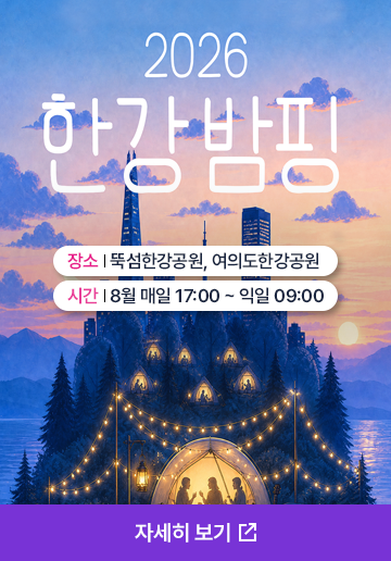 2026 한강 밤핑 포스터