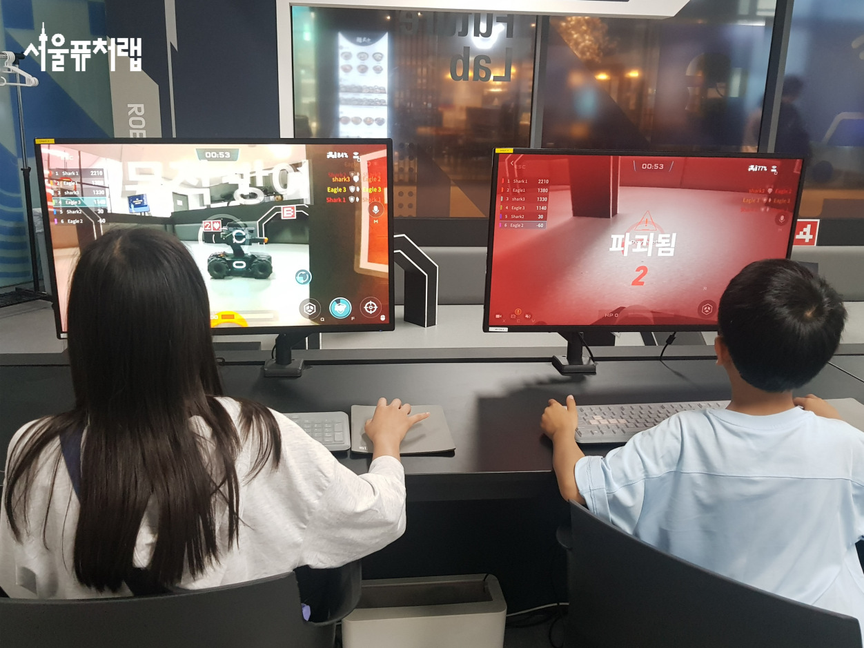 로봇 인베이전(배틀봇 워리어스) 체험 모습
