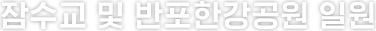 잠수교, 세빛섬, 달빛광장 일원