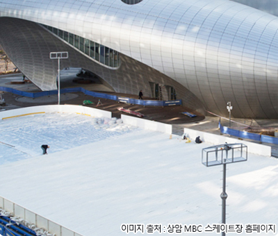 상암 MBC 스케이트장 전경