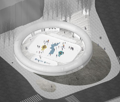 서울광장 스케이트장 전경