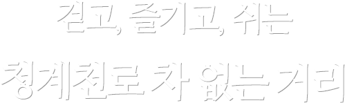 걷고,즐기고,쉬는 청계천로 차 없는 거리